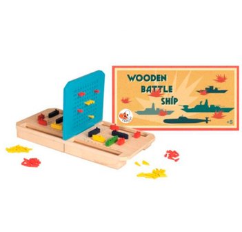 Sænke slagskibe spil i træ til børn fra 5 år